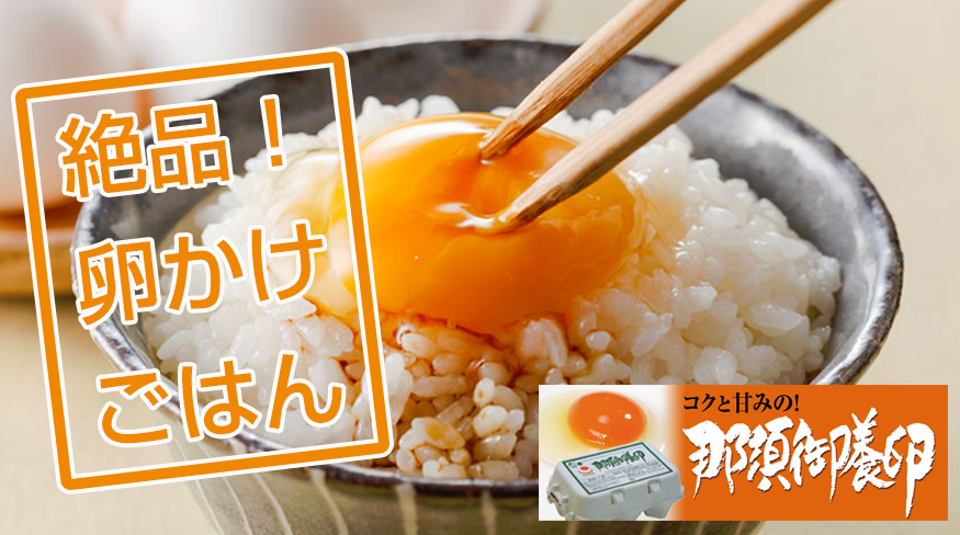 【絶品！】卵かけごはん♪（那須御養卵）